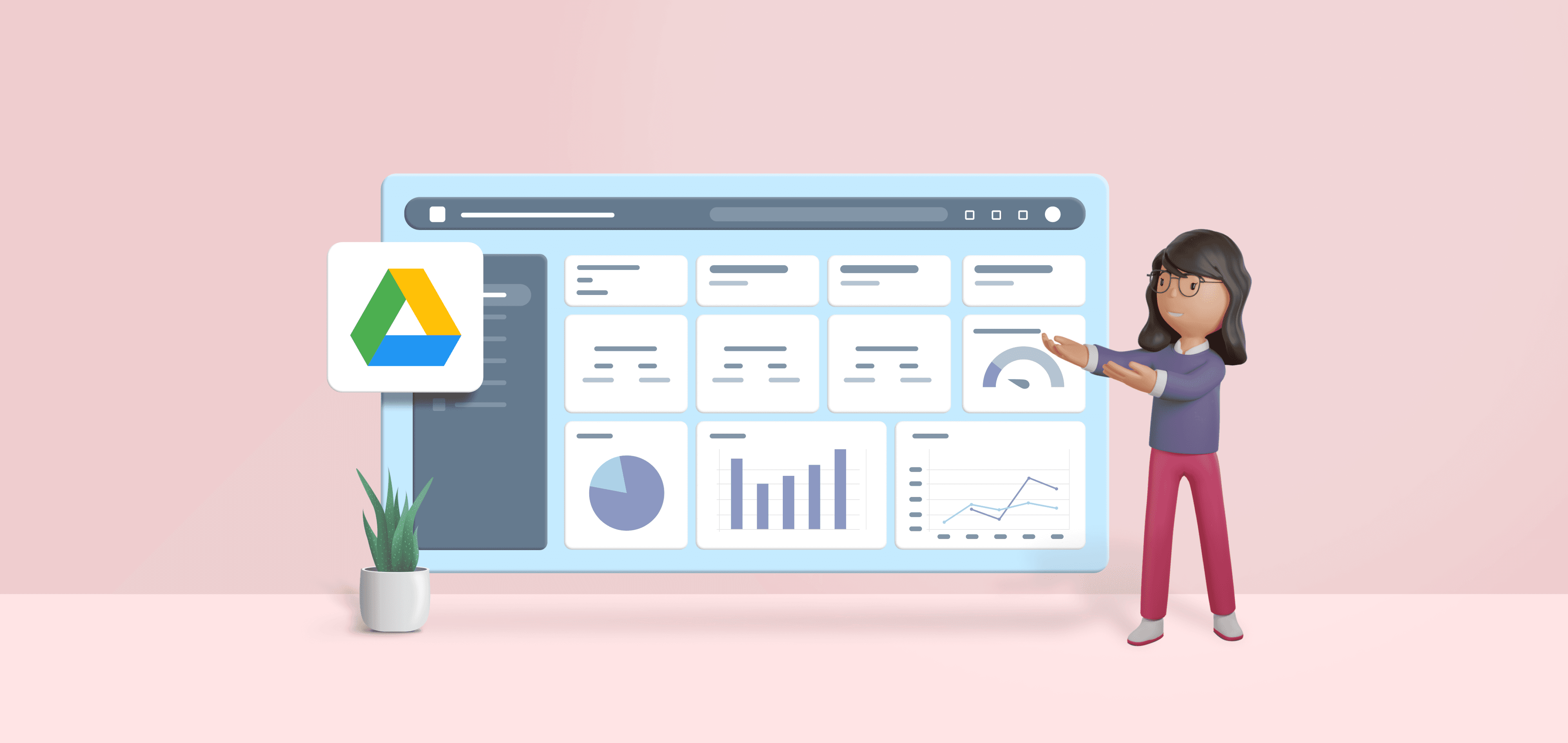 Create and Embed Dashboards with Data Stored in Google Drive